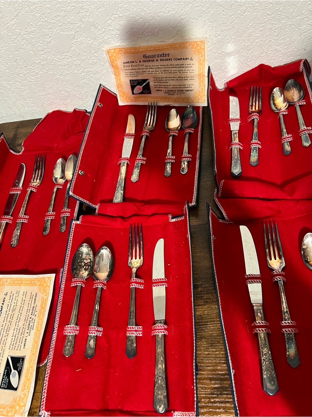 Oneida/Simeon L. & George H. Rogers Silver-Plated Flatware — Silver Finish - Picture 5 of 9